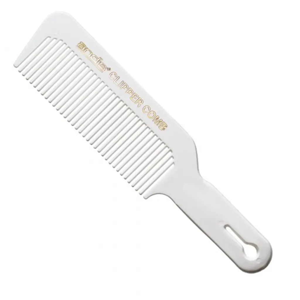 White Andis Professional Clipper Comb